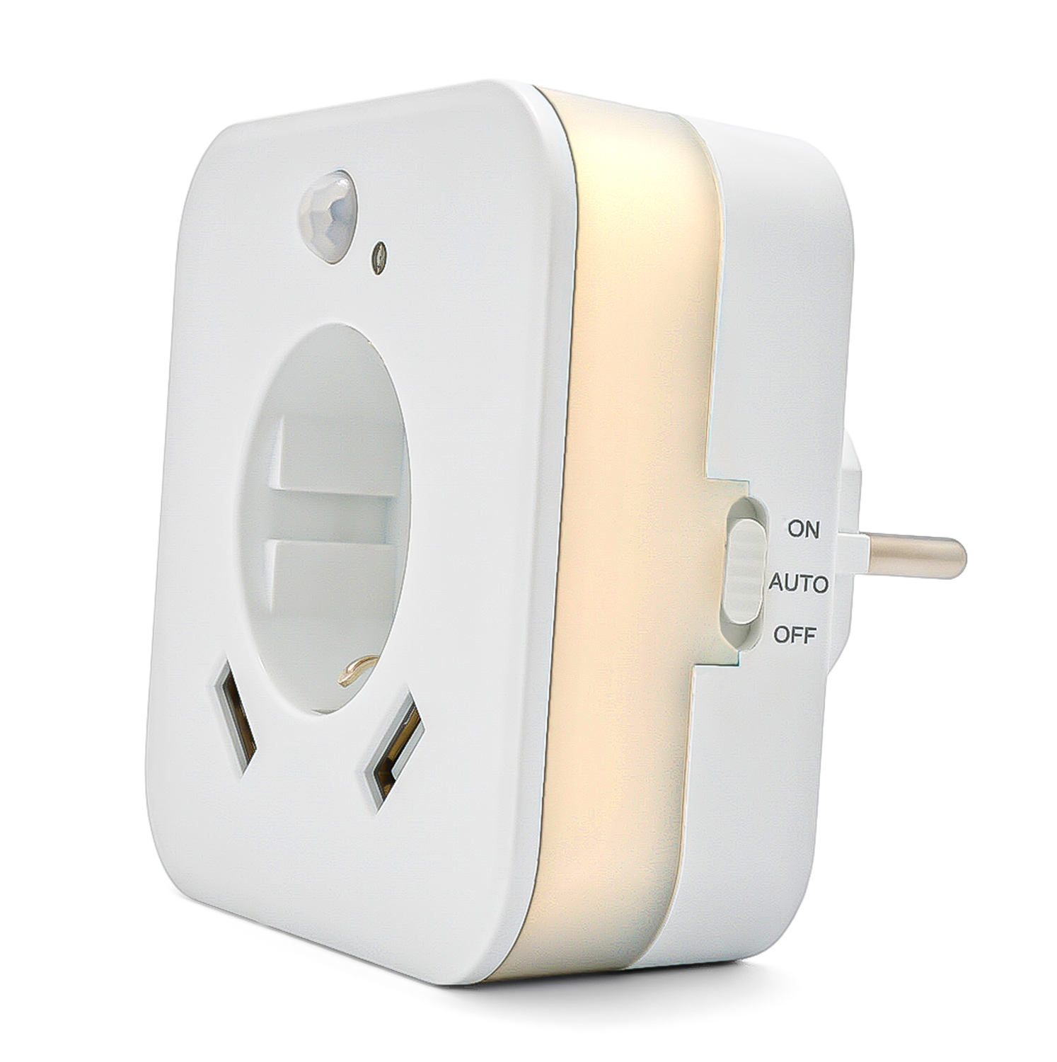 LED-Orientierungslicht mit Bewegungsmelder & USB