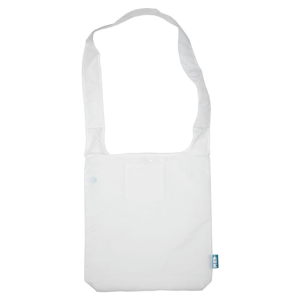 Recycle Bags Faltbare Umhängetasche RPET, Weiß