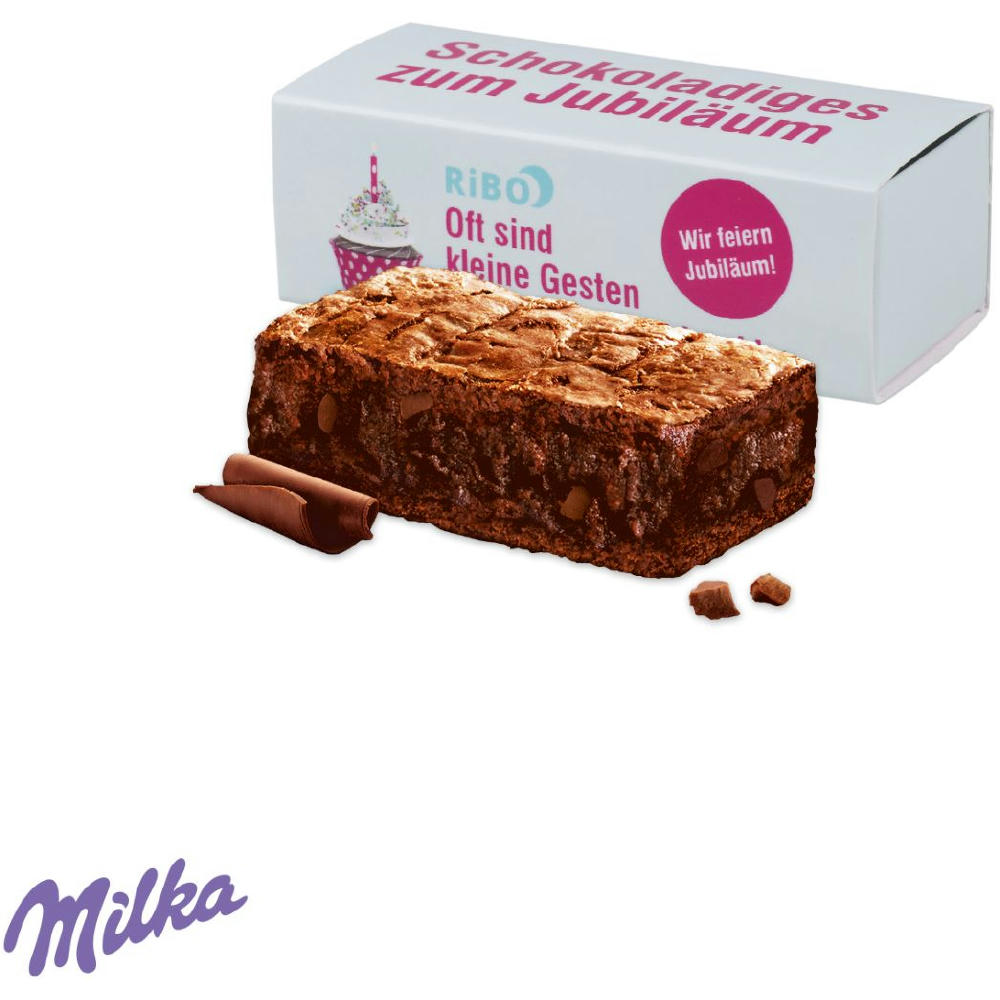 Milka Choco Brownie in Werbebox