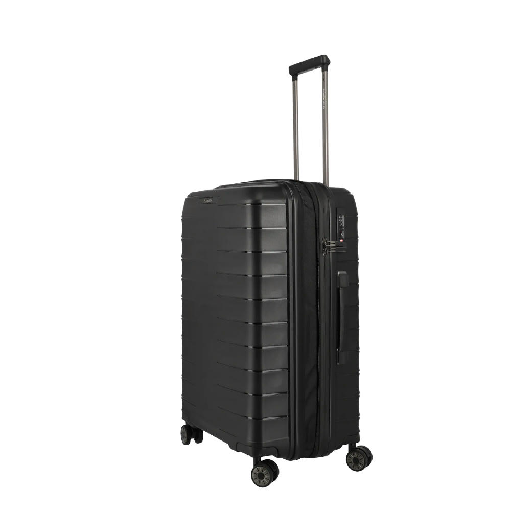 travelite MOOBY 4-Rollen Trolley M Schwarz