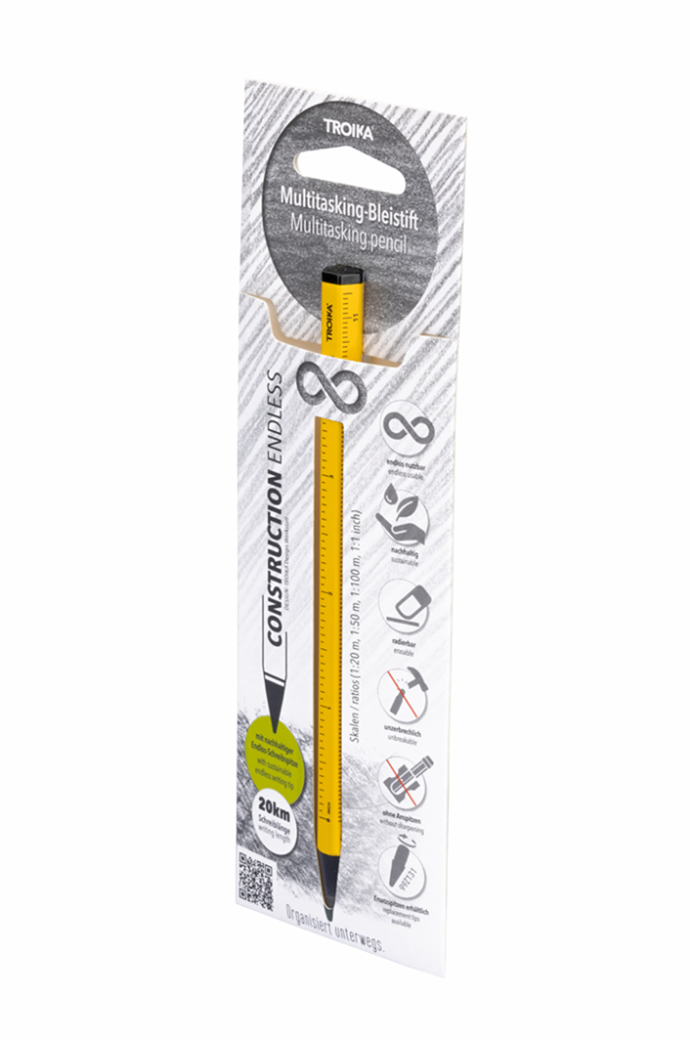 TROIKA Multitasking-Bleistift "Construction Endless"