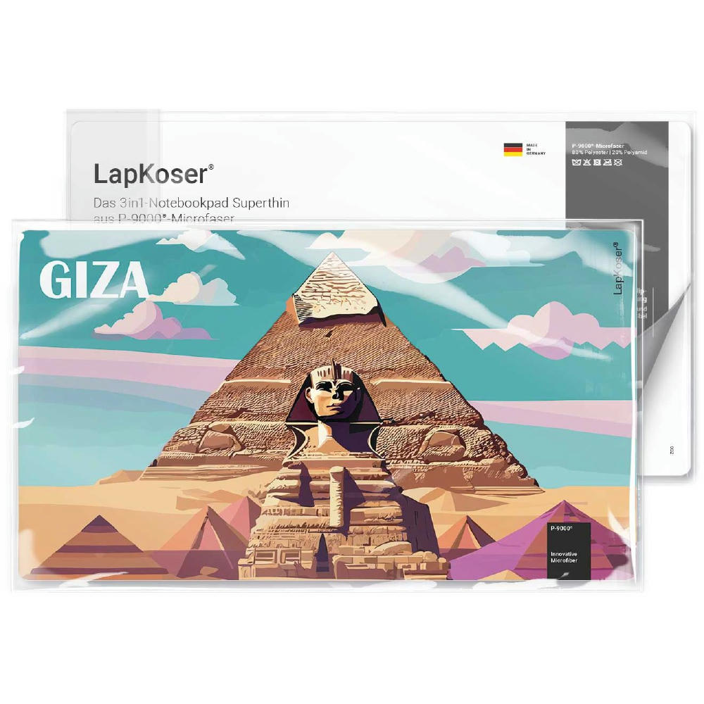 POLYCLEAN LapKoser® 3in1 Notebookpad 28x16 cm, All-Inclusive-Paket
