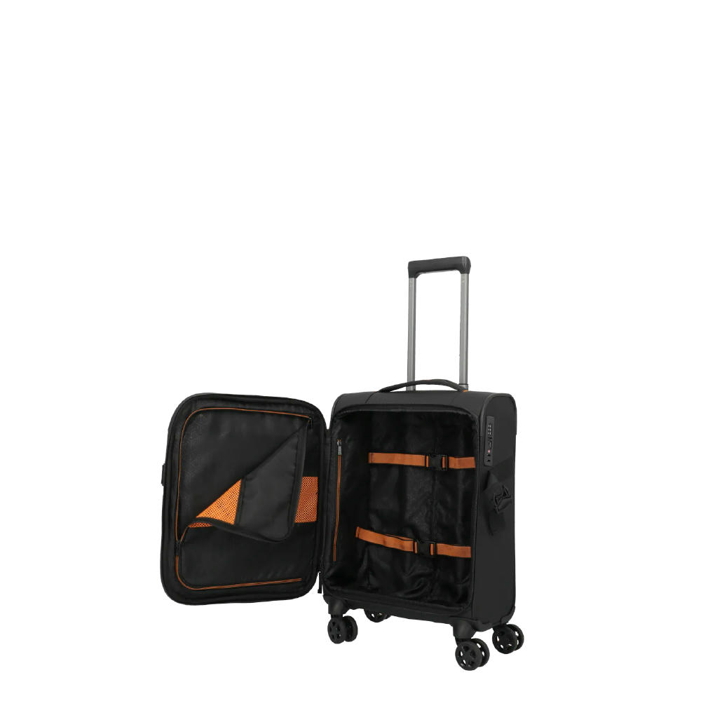 travelite BRIIZE 4-Rollen Trolley S Schwarz