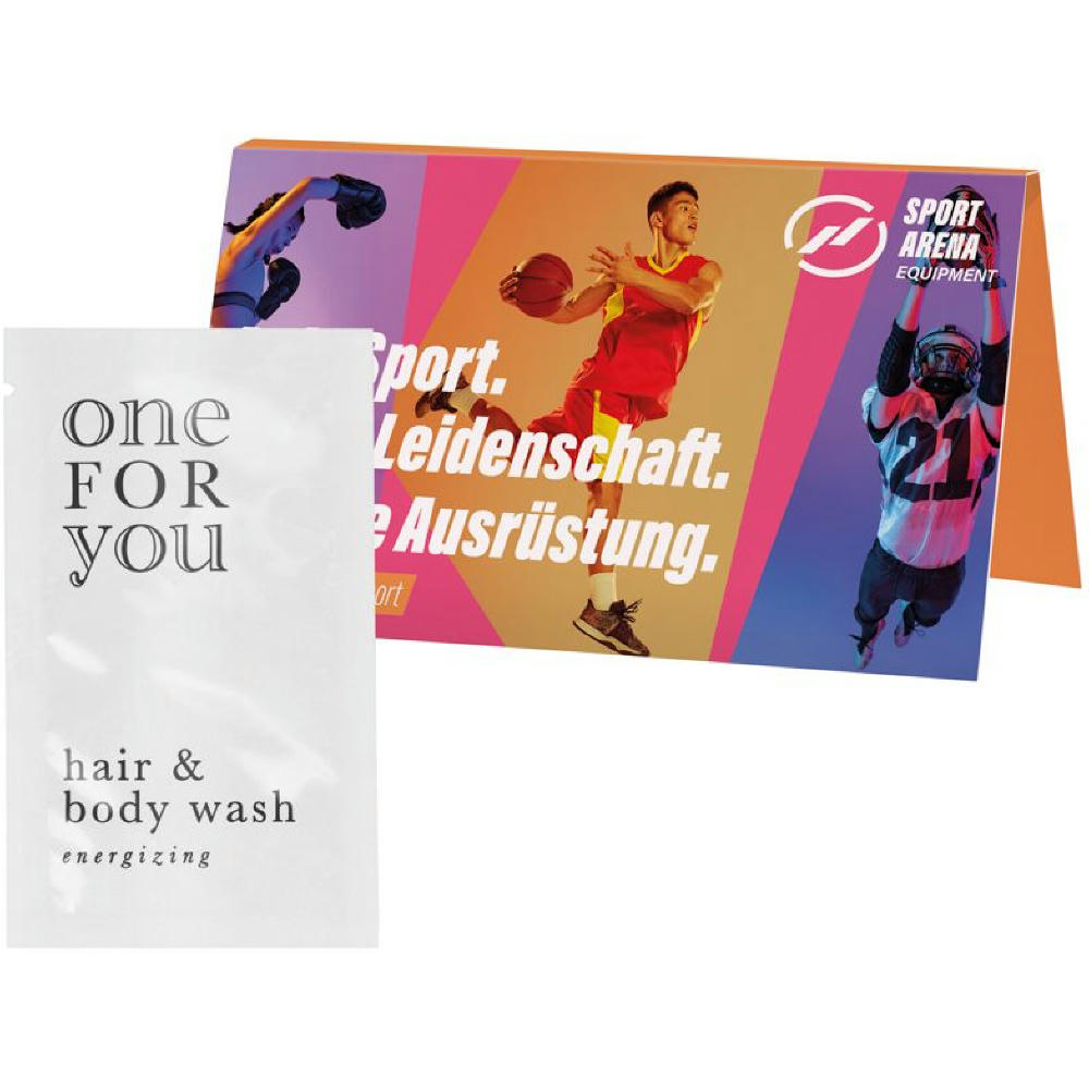 Werbekarte Duschshampoo