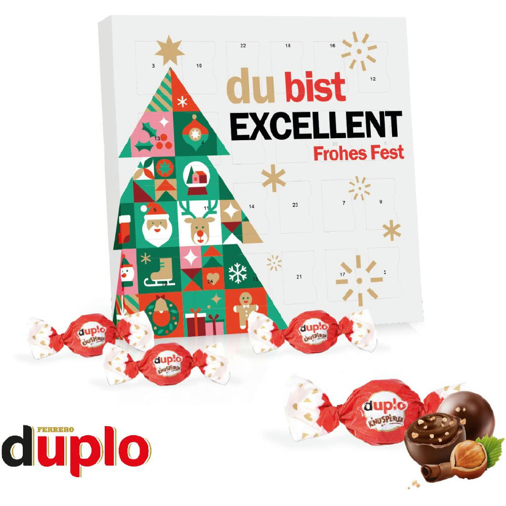 Tisch-Adventskalender duplo
