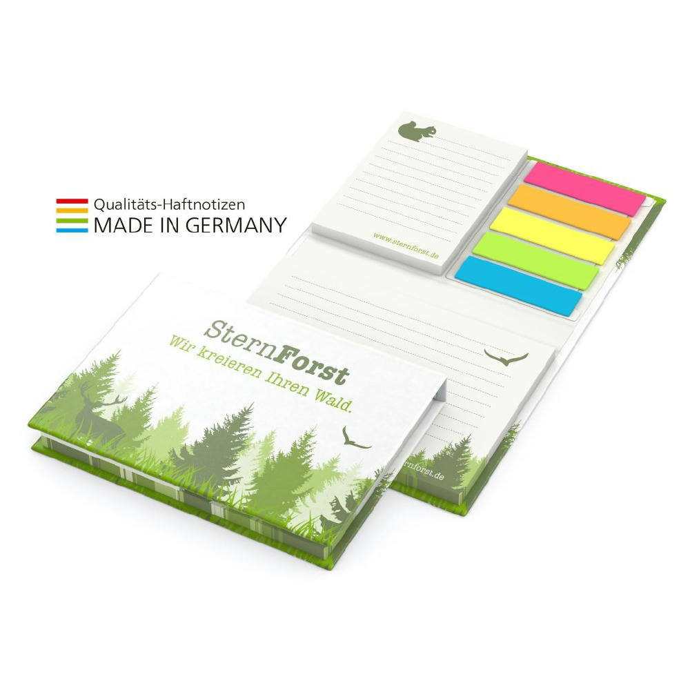 Haftnotiz Brüssel green+blue