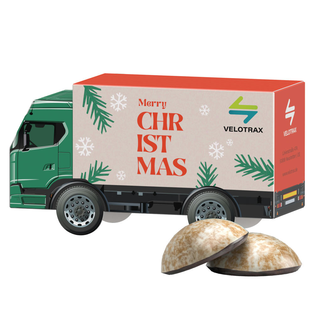 3D Präsent LKW Weihnachten